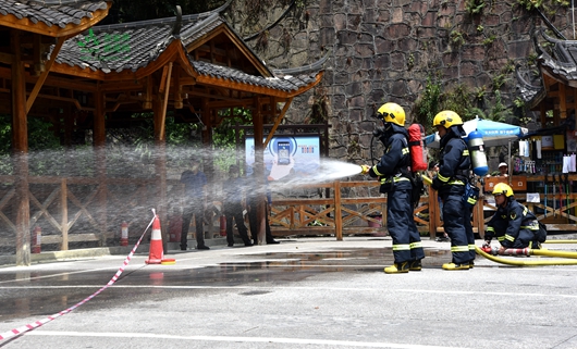 消防官兵利用消防水槍撲滅火情_副本.jpg